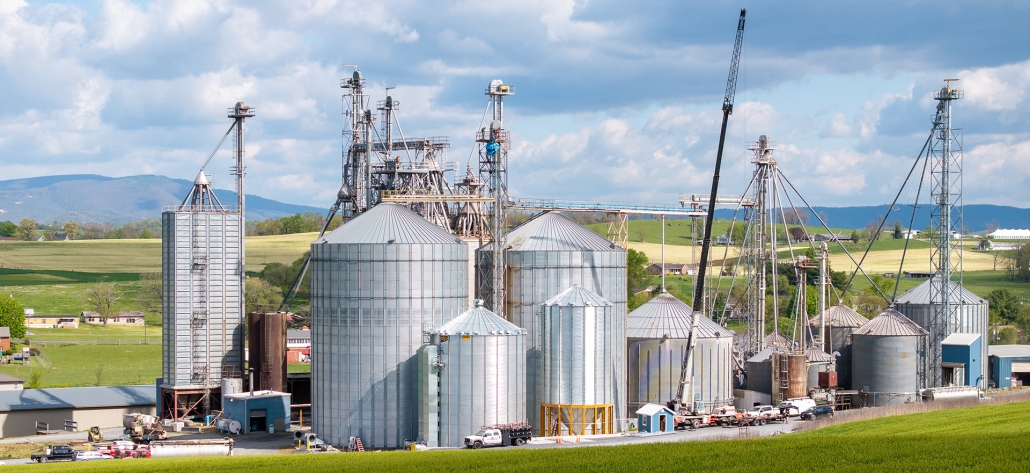 Feed mill undergoing maintenance by the Top Bead Millwrighting crew